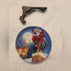 1990 Harley Davidson Limited Edition Mini plate Christmas ornament